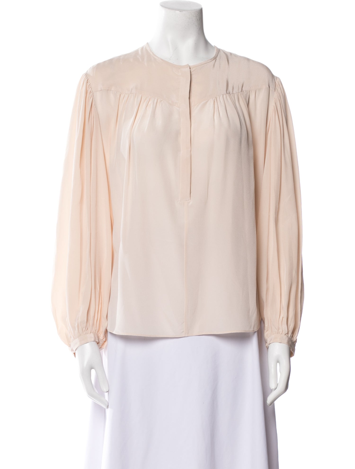 Isabel Marant Silk Crew Neck Blouse